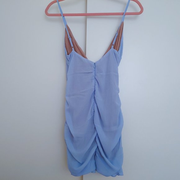 Tiger Mist Baby Blue Abella Mini Dress in XS - Picture 5 of 11
